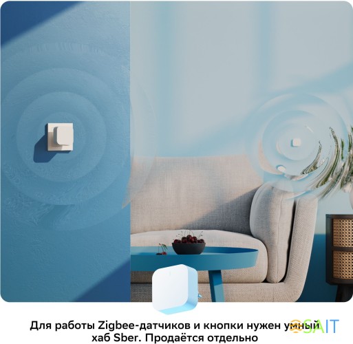 Умная кнопка Sber SBDV-00032 р.д.22м белый