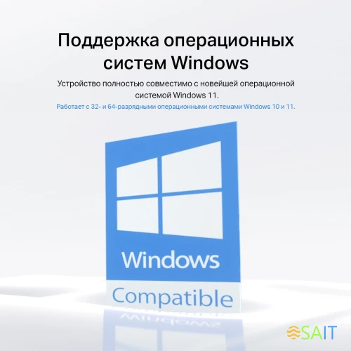 Сетевой адаптер Wi-Fi Mercusys MA20N AC650 USB 2.0 (ант.внутр.) 1ант.