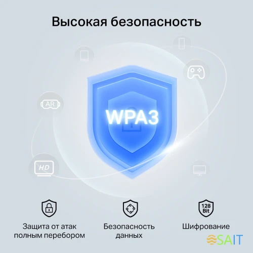 Сетевой адаптер Wi-Fi Mercusys MA20N AC650 USB 2.0 (ант.внутр.) 1ант.