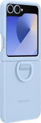 Чехол (клип-кейс) Samsung для Samsung Galaxy Z Flip6 Silicone Case Silicone Case Flip 6 (F741) голубой (EF-PF741TLEGRU)
