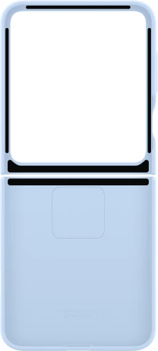Чехол (клип-кейс) Samsung для Samsung Galaxy Z Flip6 Silicone Case Silicone Case Flip 6 (F741) голубой (EF-PF741TLEGRU)