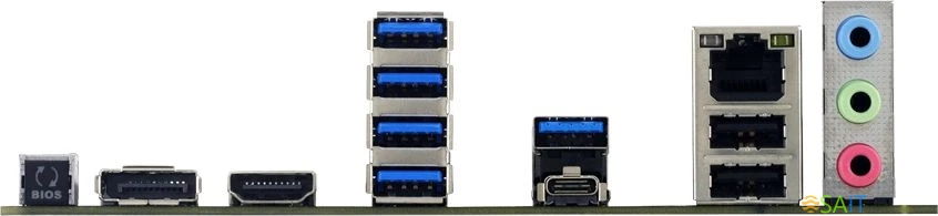 Материнская плата Biostar B760A-Silver  Soc-1700 Intel B760 4xDDR5 ATX AC`97 8ch(7.1) 2.5Gg RAID+VGA+HDMI+DP